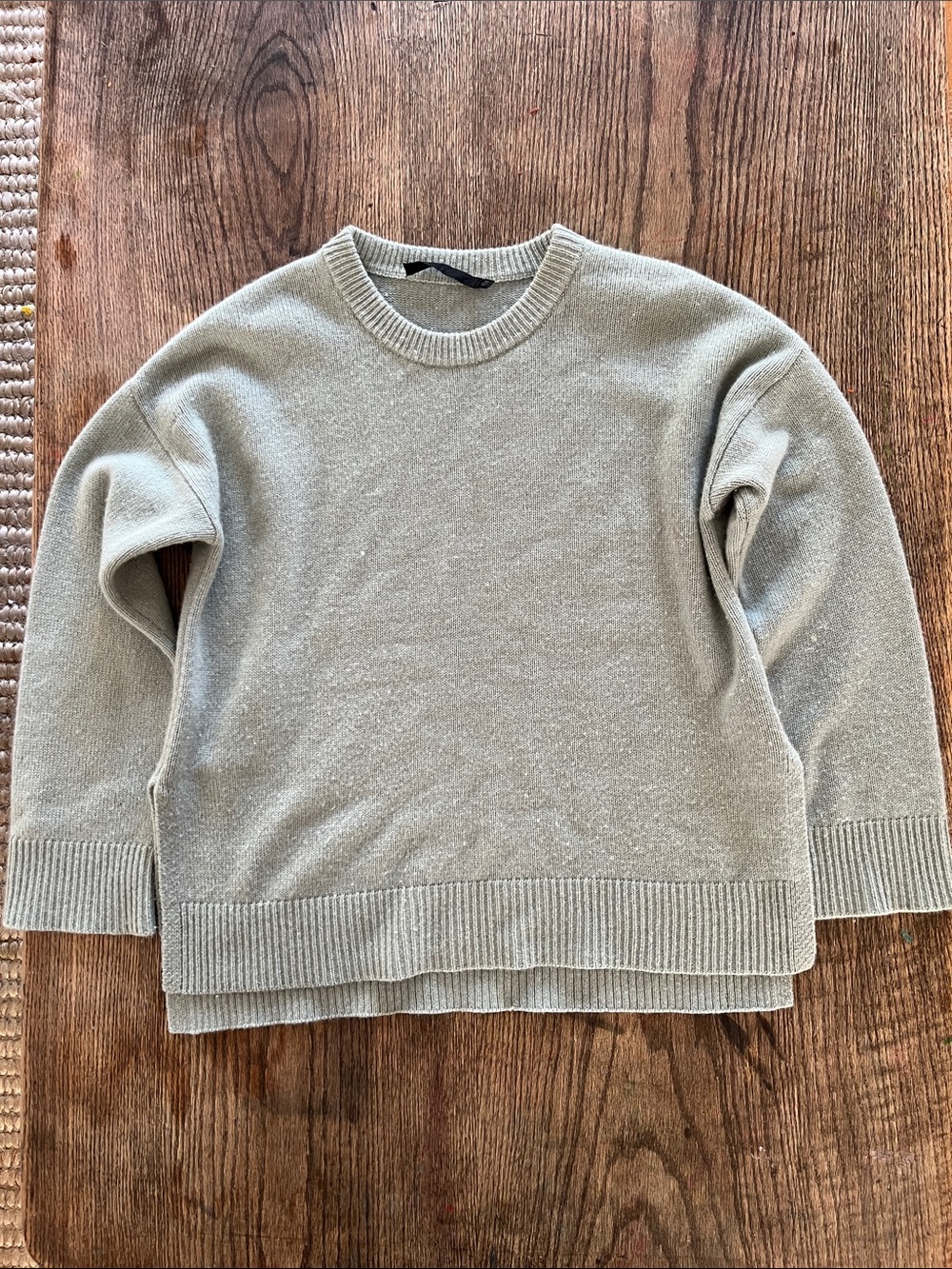 Jenni Kayne Cocoon Crewneck Sweater in Thyme